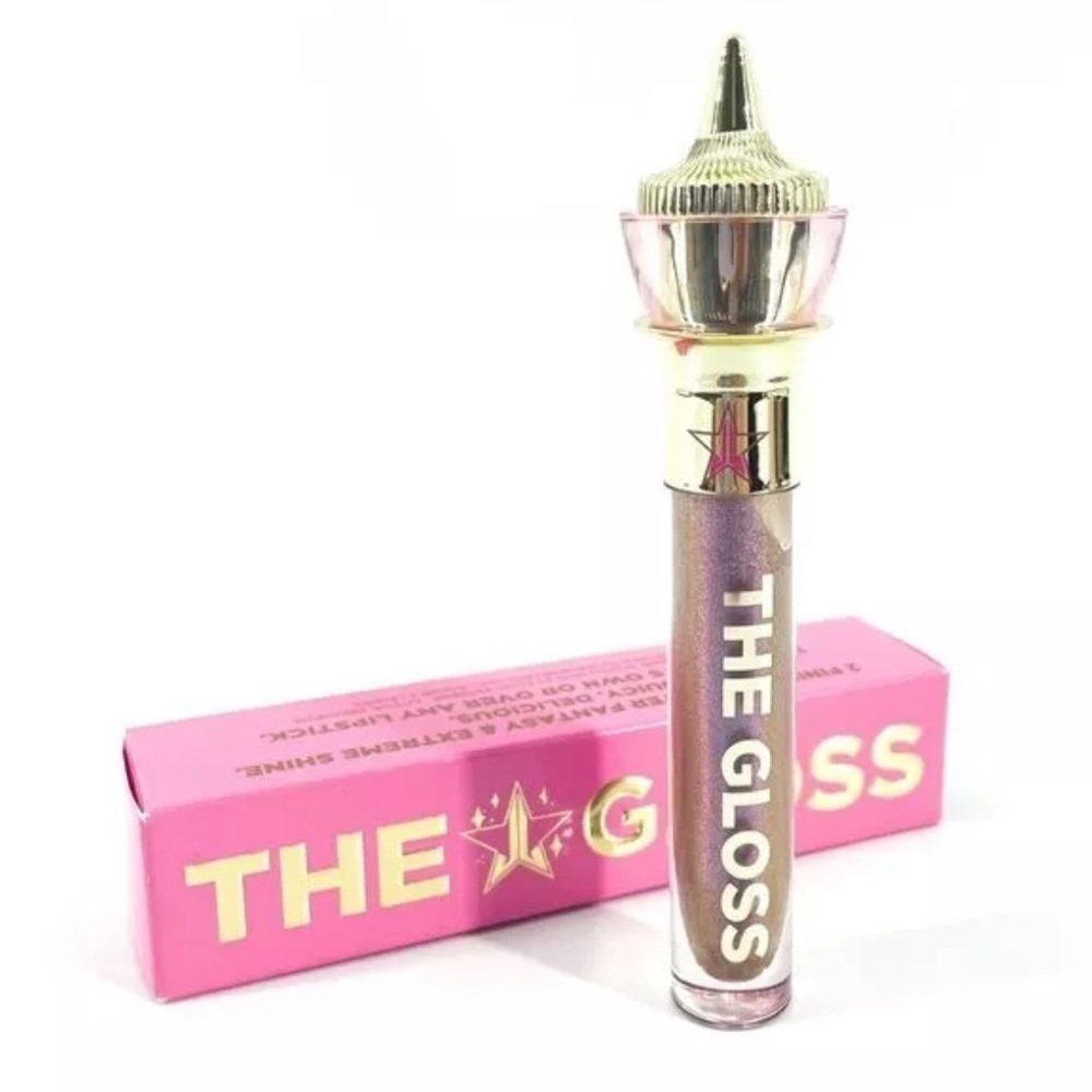 NEW Jeffree Star The Gloss Sequin Glass neutral shine lip gloss bestseller NIB - Picture 5 of 17